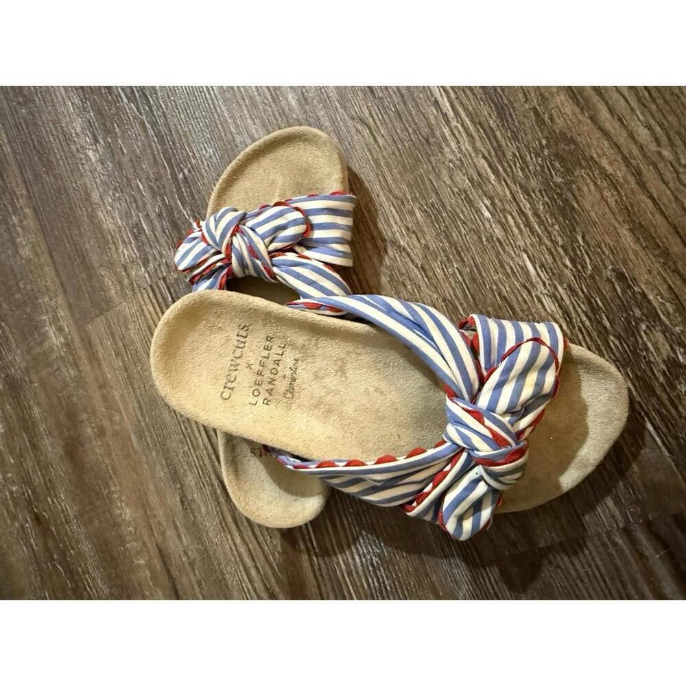 Crewcuts x Loeffler Randall Clementine Preppy American Classic‎ Girls Sandals 11